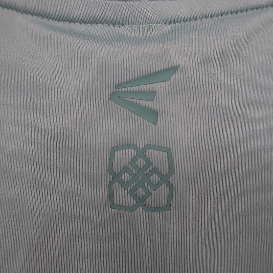 Easton Jen Schroeder JS WMS Crop Tee Blue Green XS EJST-GRN-XS New With Tags