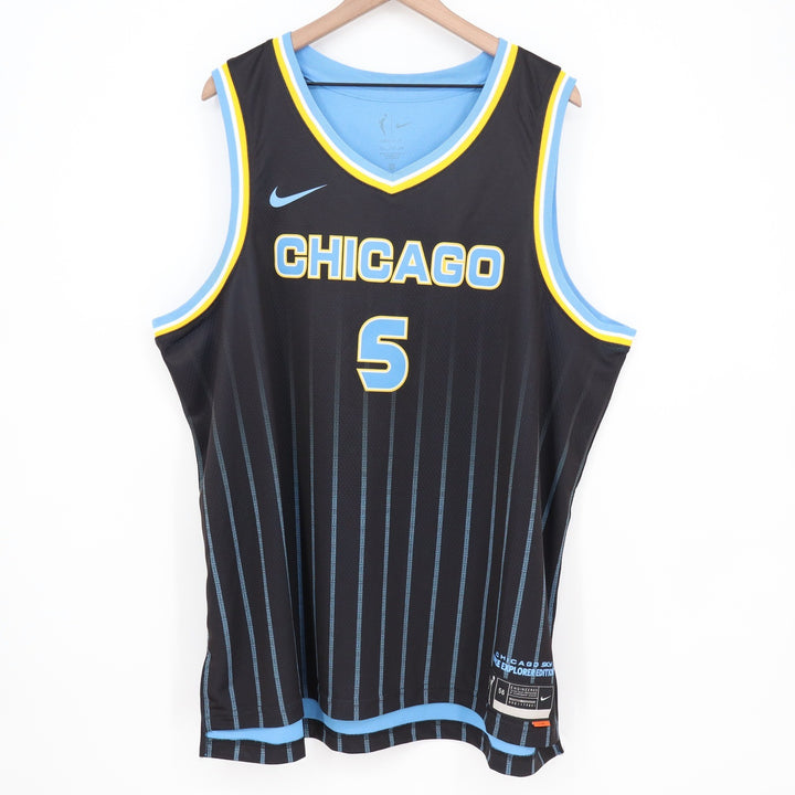 Nike Chicago Sky Angel Reese WNBA Explorer Edition Jersey Black Womens XXL