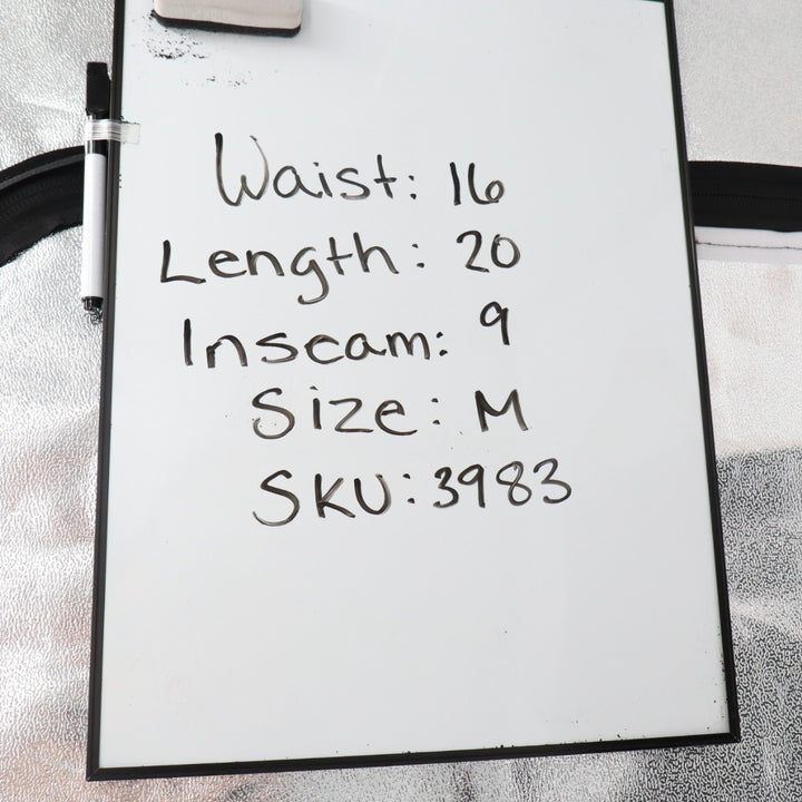 American Giant Sweatshorts Men M Black Cotton Mid Rise Slash Pockets Street Wear