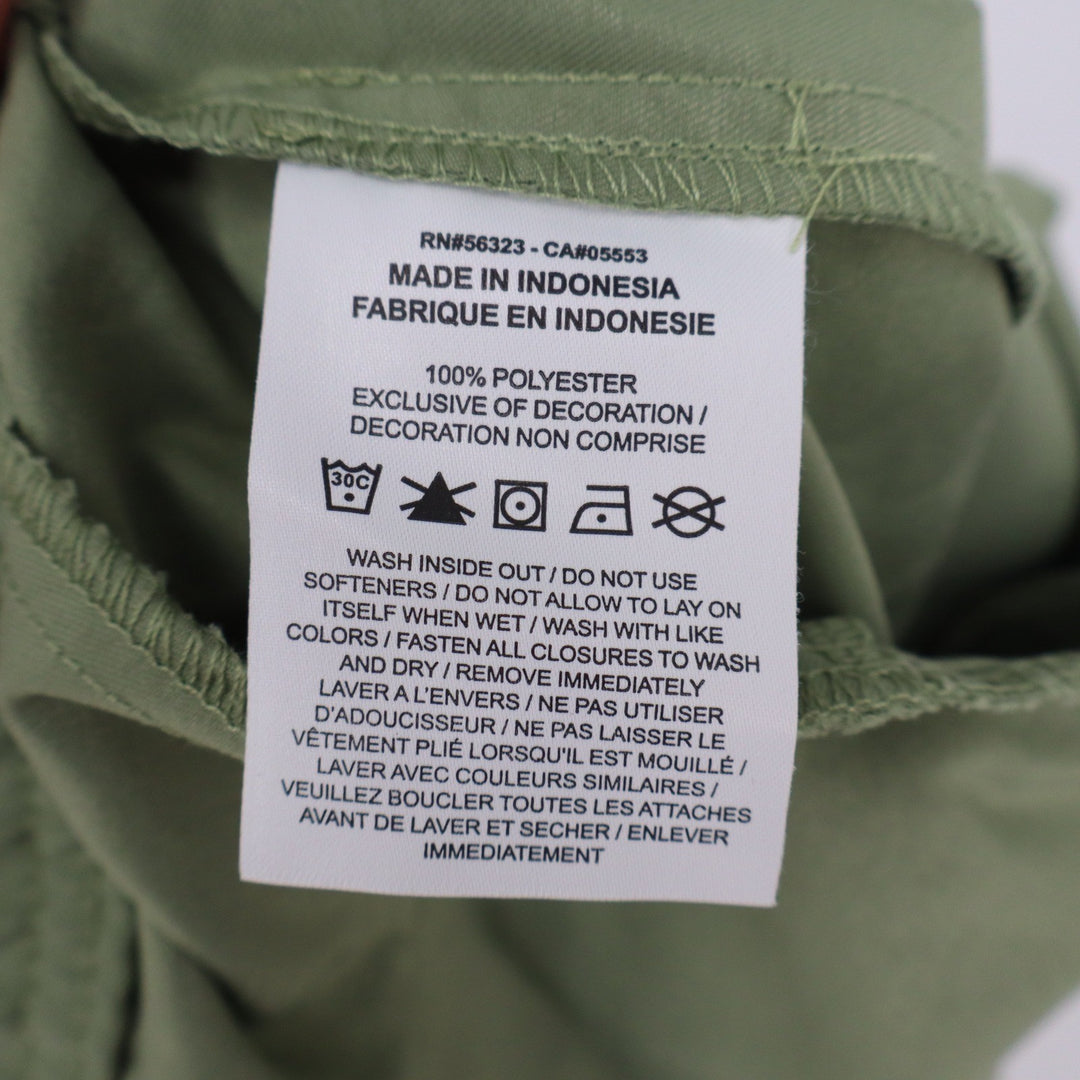 Nike Mens Woven Tapered Jogger Pants Sage Green Embroidered Logo Size L