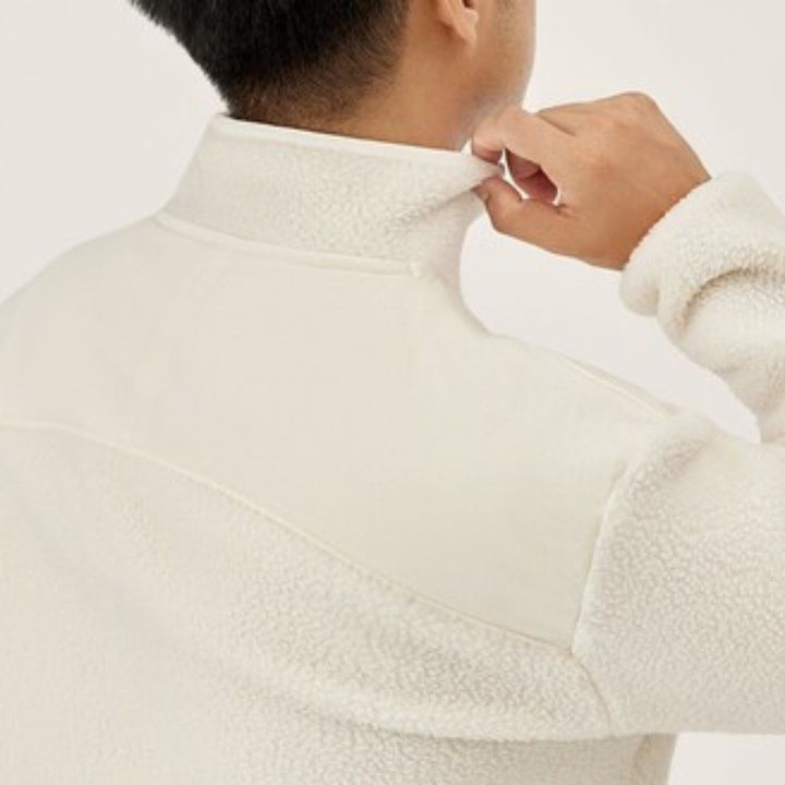 Allbirds Men's Fluff Fleece Pullover Natural White Size XL
