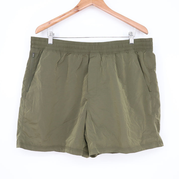 VRST Mens All-In 5 Inch Unlined Shorts Olive Green Shine XL