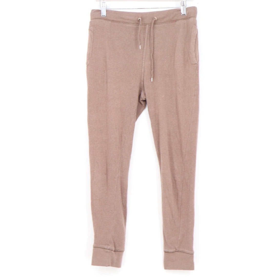 Forever 21 Mens Small Mauve Brown Cotton Blend Drawstring Jogger Pants
