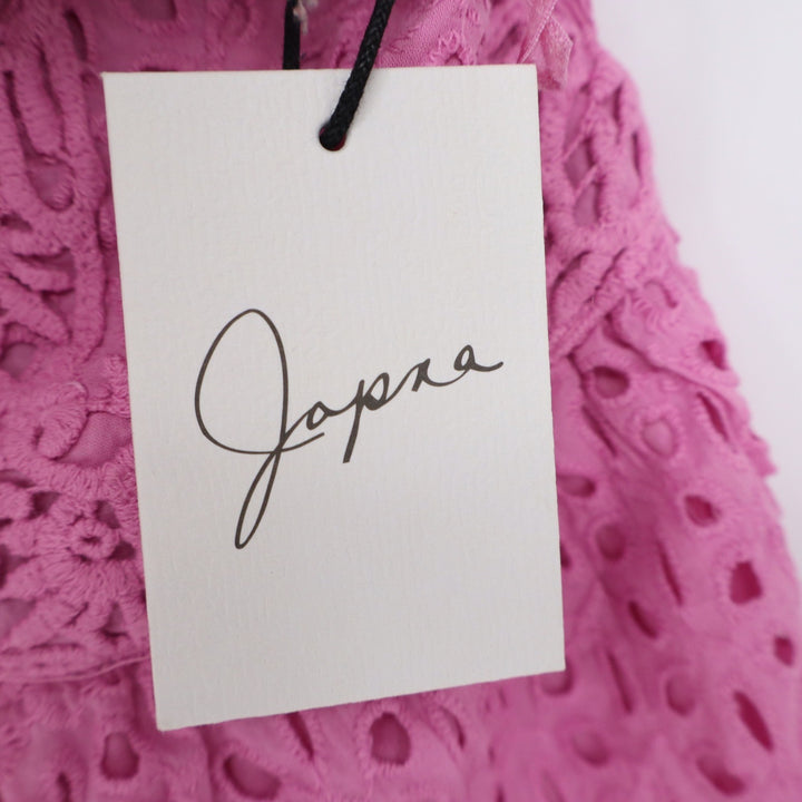 Japna Pink Eyelet Cotton Peplum Camisole Top Mens Size Medium NEW