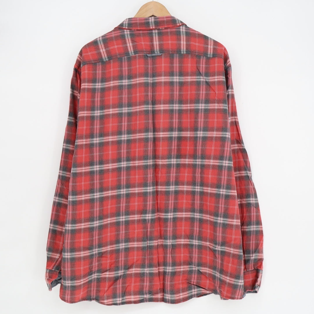 Flag & Anthem Desert Son Flannel Shirt Men 2XL Multicolor Plaid Cotton Button Up