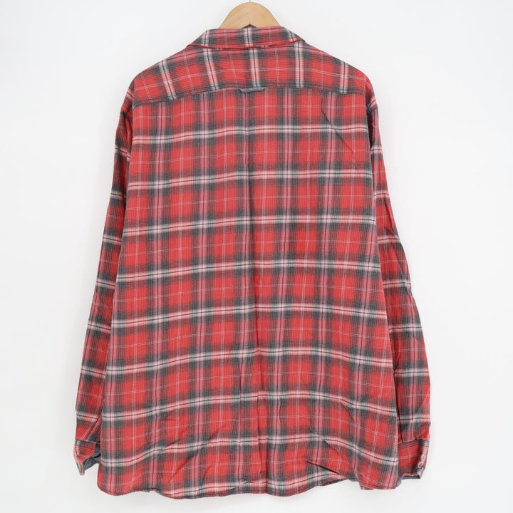 Flag & Anthem Desert Son Flannel Shirt Men 2XL Multicolor Plaid Cotton Button Up