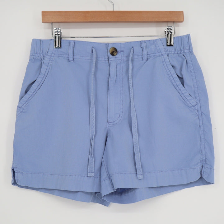 Sonoma Goods For Life Womens Blue Drawstring Utility Shorts Size M