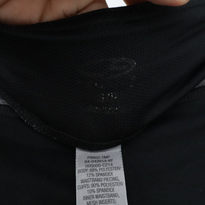 Champion Duo Dry Black Gray Trim Capri Leggings Womens Small