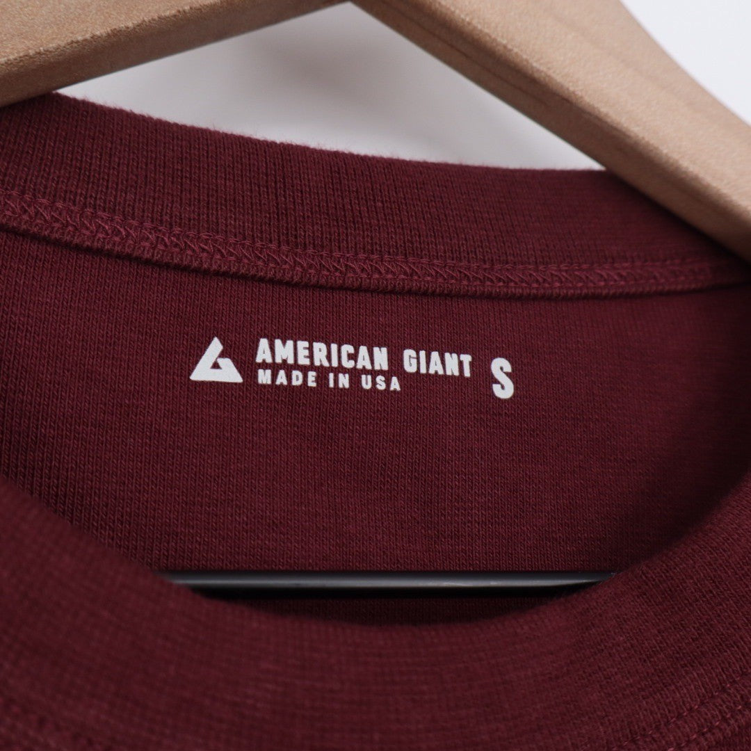 American Giant Classic Crew Neck Tee Size S Made in USA