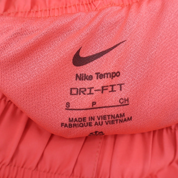 Nike Tempo Dri-FIT Womens Running Shorts Orange Coral Size S
