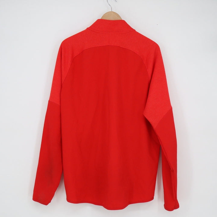 Under Armour Mens Red ENC Volleyball ColdGear Quarter Zip Pullover Large
