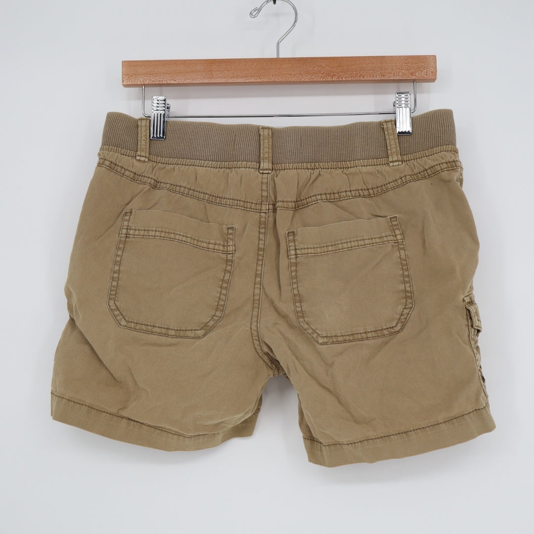 Sonoma Goods For Life Utility Shorts Womens 6 Khaki Cotton Stretch Cargo Pockets
