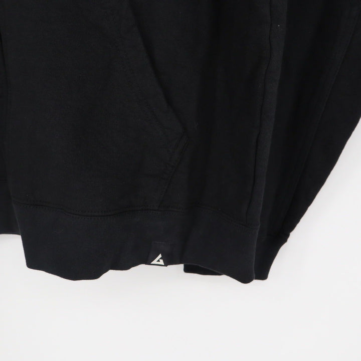 American Giant Black Full Zip Bomber Jacket Mens Size L Made in USA Cotton
