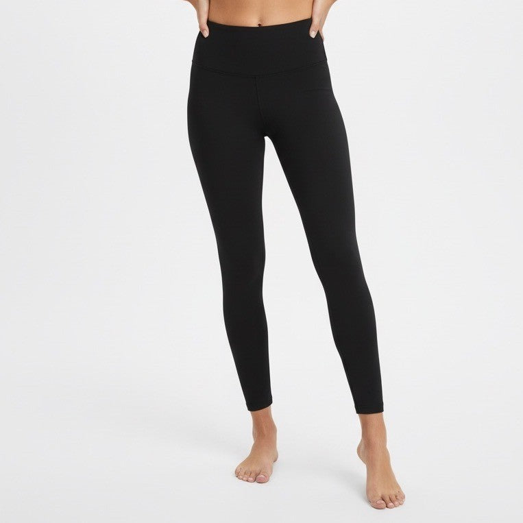 Herina Black Basic Leggings Style C2801 Size S