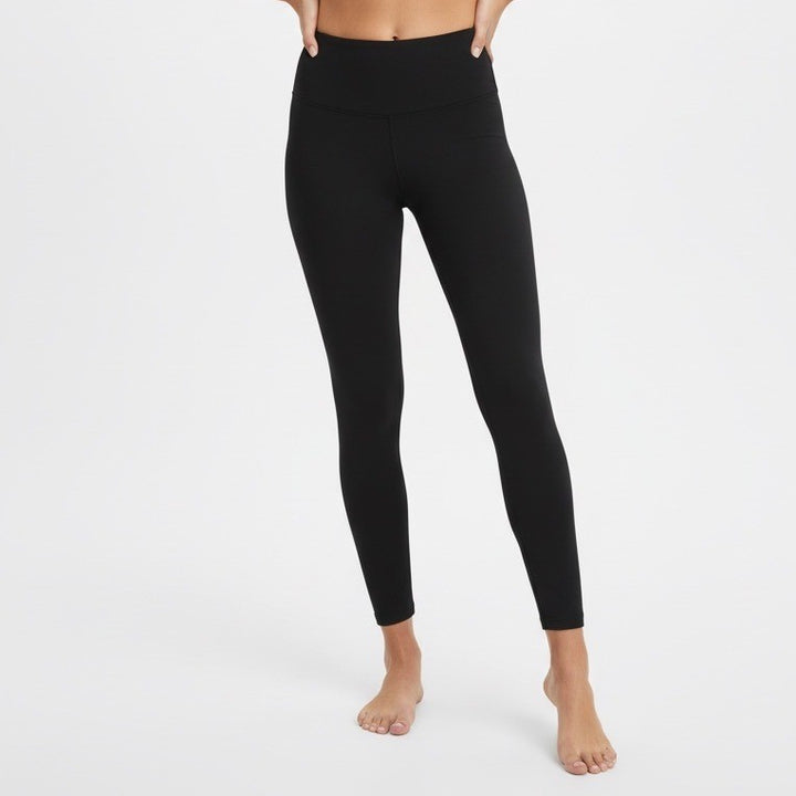 Herina Black Basic Leggings Style C2801 Size S