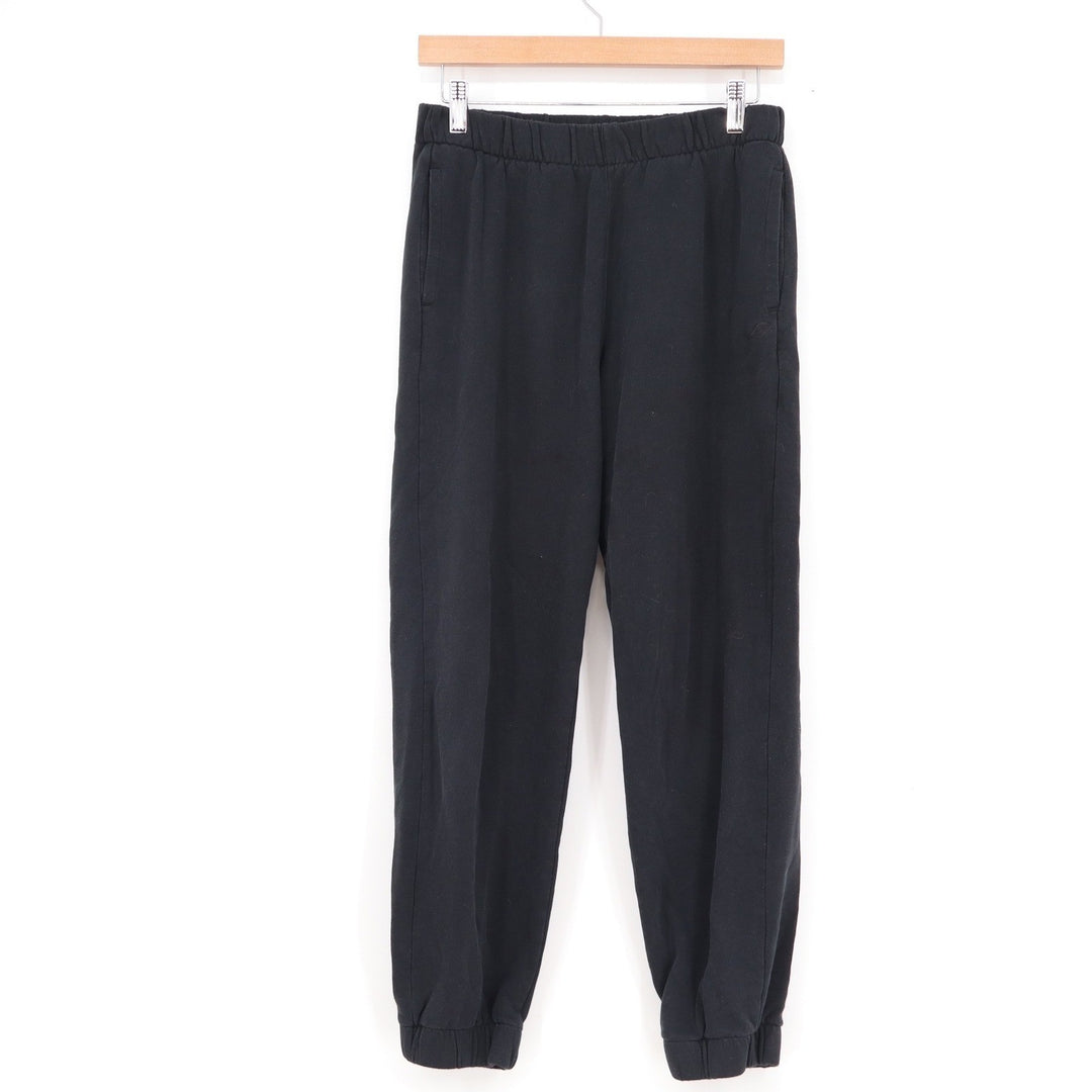 Hollister Womens High Rise Jogger Sweatpants Black Small Embroidered Logo
