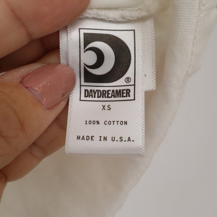 Daydreamer Rolling Stones Love You Live 77 Graphic Band T-Shirt Cream XS