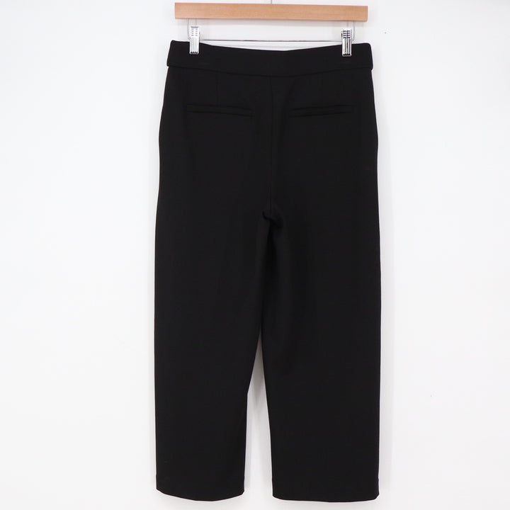 C by one Pants Women's Medium Black Wide Leg Cropped Stretch Excellent