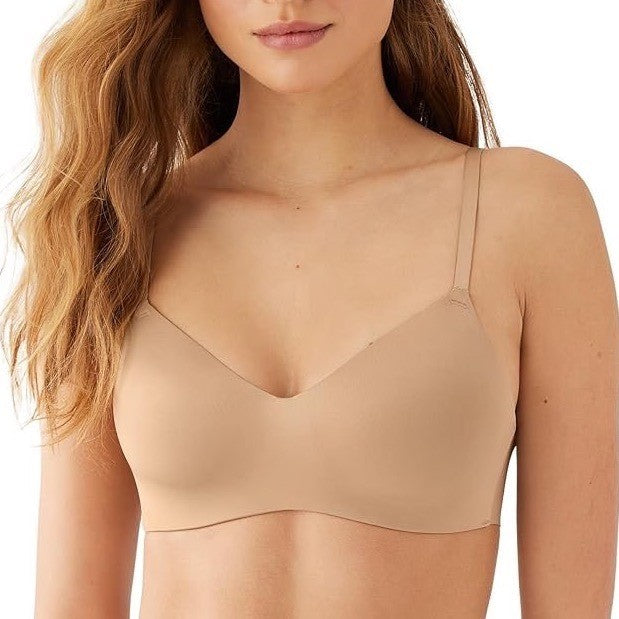 B.tempt'd T-Shirt Women 40D Nude Stretch Full Coverage Wireless Adjustable Strap