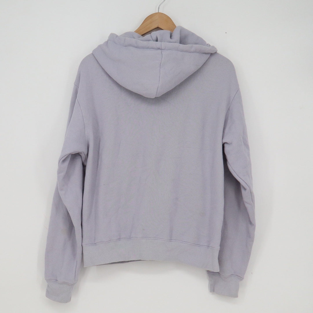 Brandy Melville Christy Full Zip Hoodie Lavender Purple Oversized Sweatshirt
