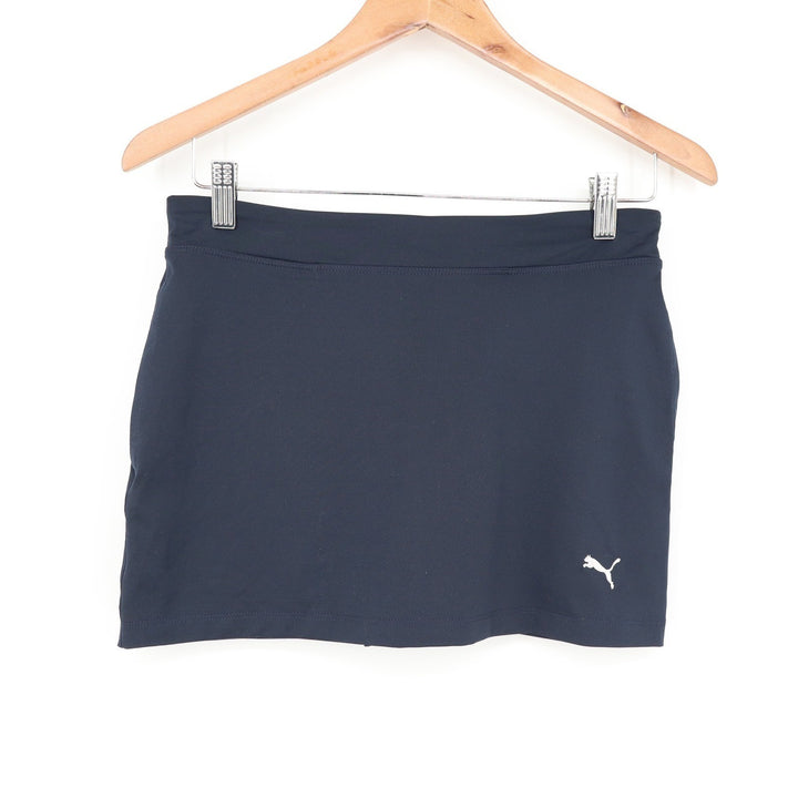 Puma Girls Navy Blazer Solid Knit Athletic Skort Skirt 16 Size Large