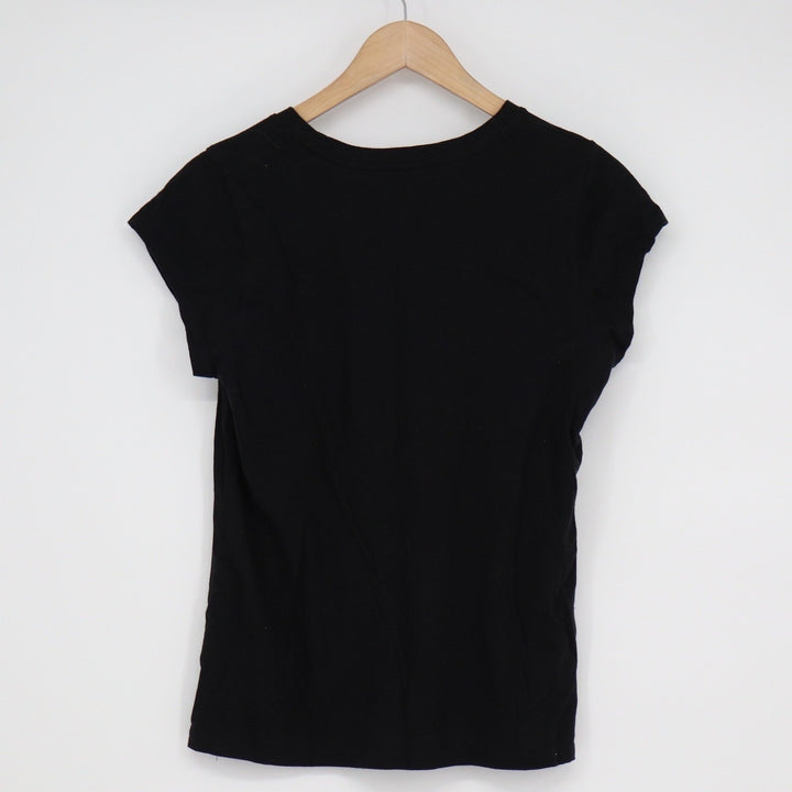 Universal Thread Goods Co Black Short Sleeve Cotton Crew Neck T-Shirt Size M