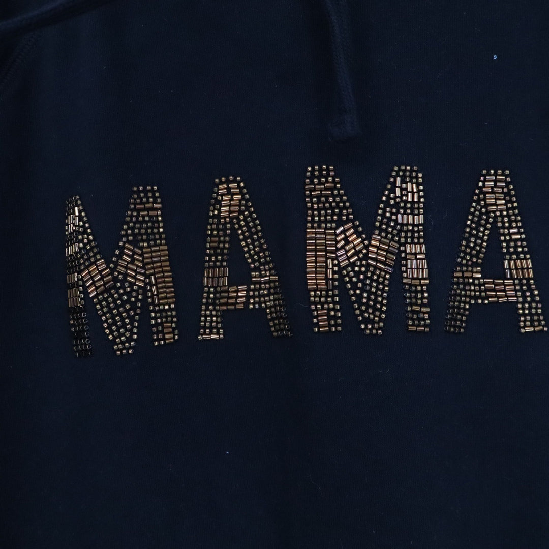Torrid Black MAMA Beaded Graphic Pullover Hoodie Sweatshirt Plus Size 1
