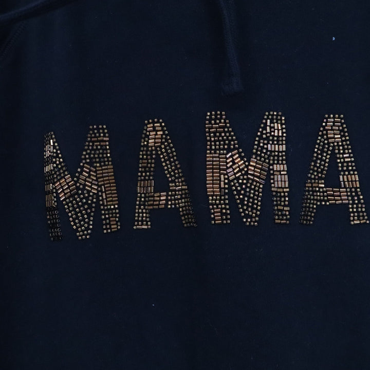 Torrid Black MAMA Beaded Graphic Pullover Hoodie Sweatshirt Plus Size 1