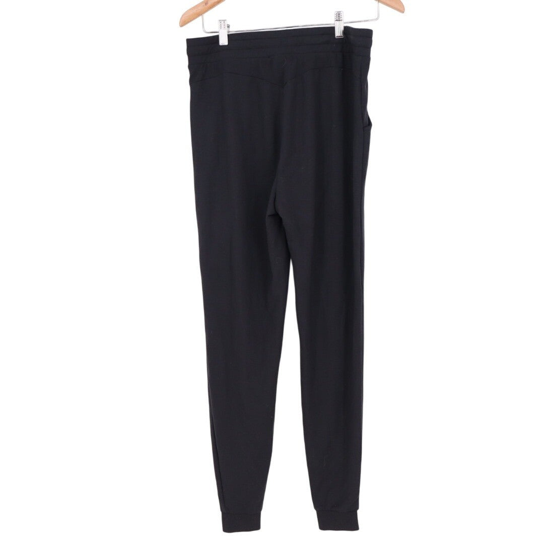 Gymshark Joggers Black Sweatpants Size M Logo Detail Athletic Comfort