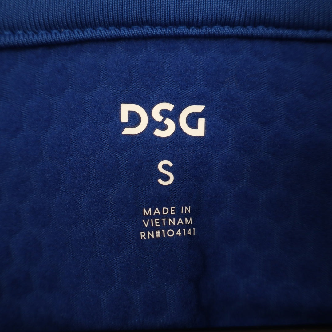 DSG Womens Run Grid 1/4 Zip Pullover Team Royal Blue Small