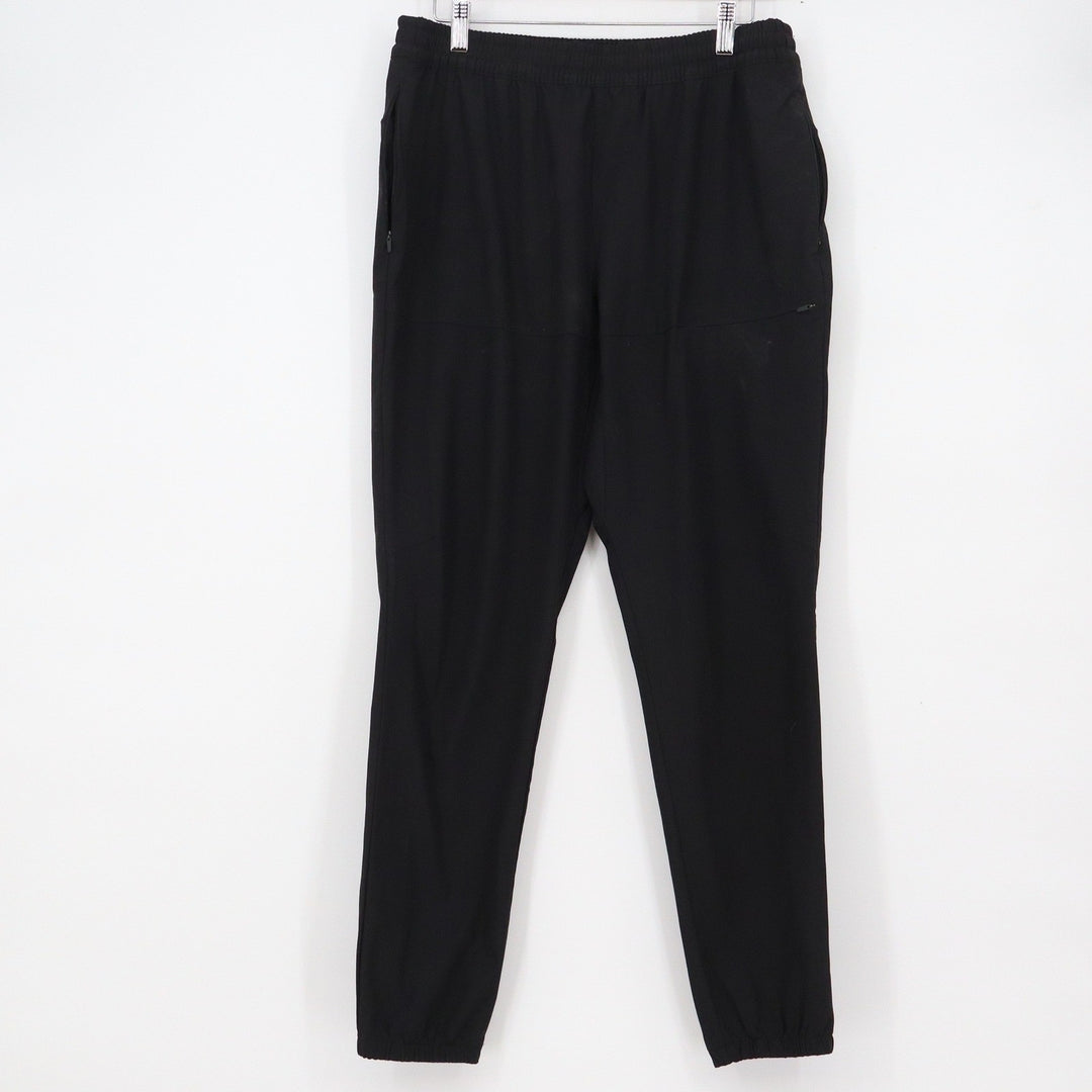 All in Motion Mens Black Athletic Jogger Pants Zipper Pockets Size M
