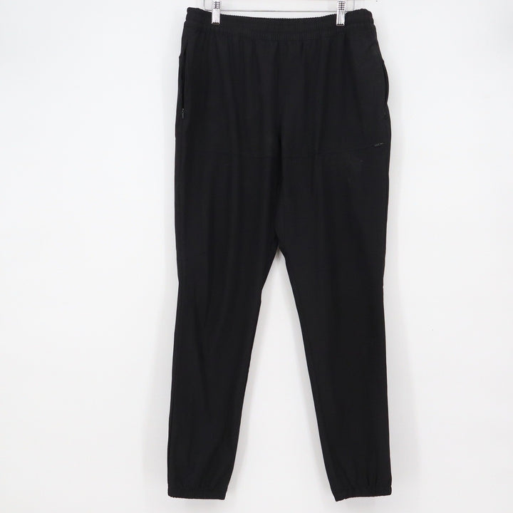 All in Motion Mens Black Athletic Jogger Pants Zipper Pockets Size M