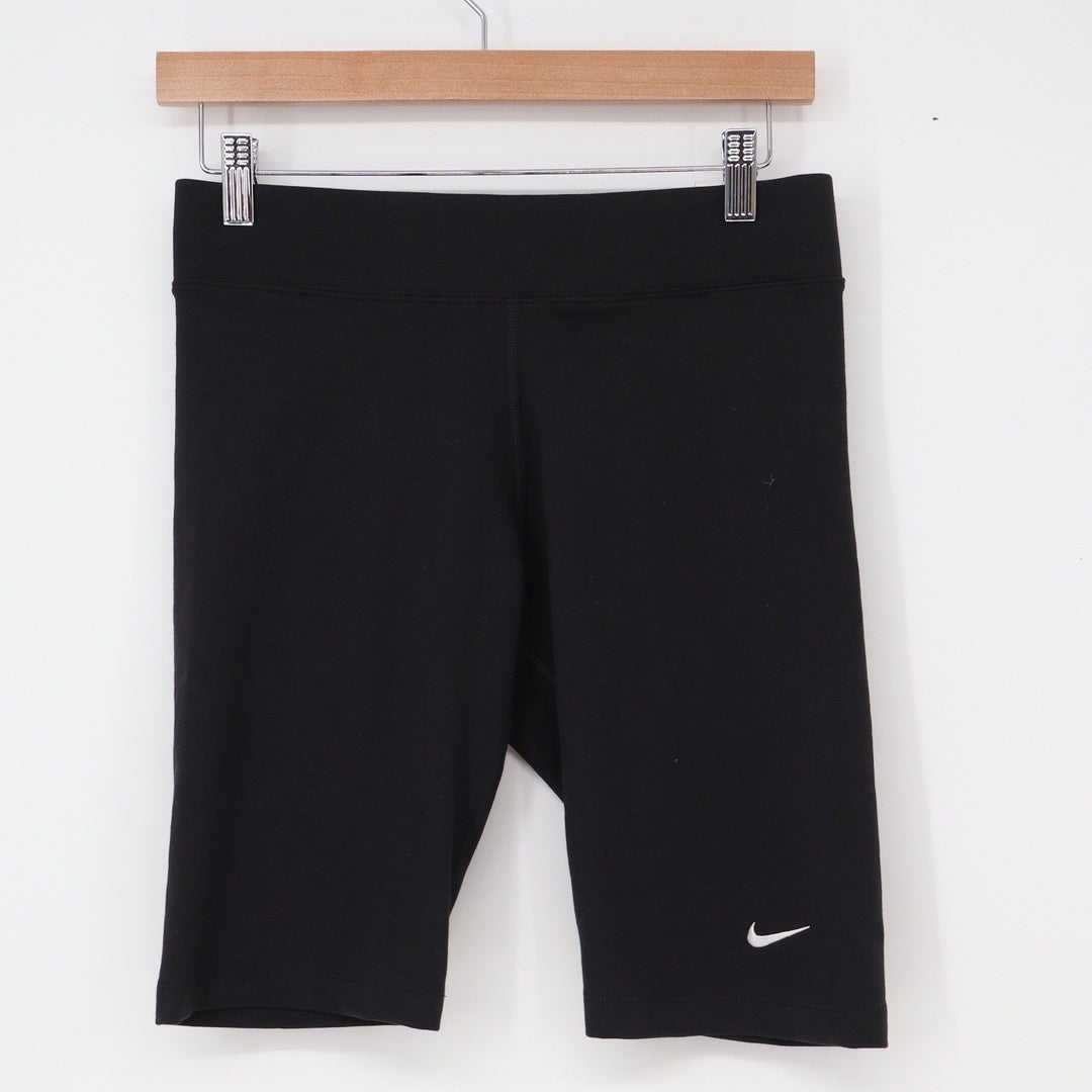 Nike Womens Sportswear Essential Bike Shorts Black Mid Rise Size M