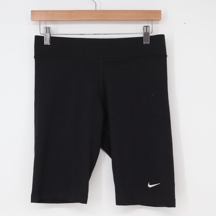 Nike Womens Sportswear Essential Bike Shorts Black Mid Rise Size M