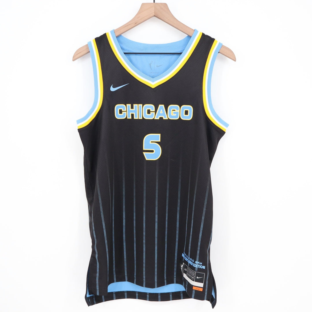 Nike Chicago Sky Angel Reese #5 Explorer Edition WNBA Jersey Black Small