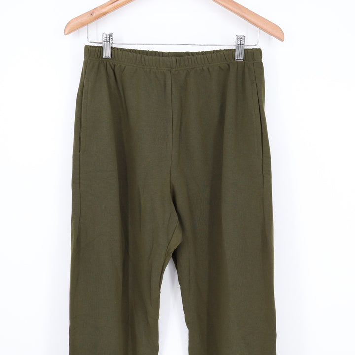 Naked Wardrobe Olive Green High Waist Straight Leg Sweatpants M