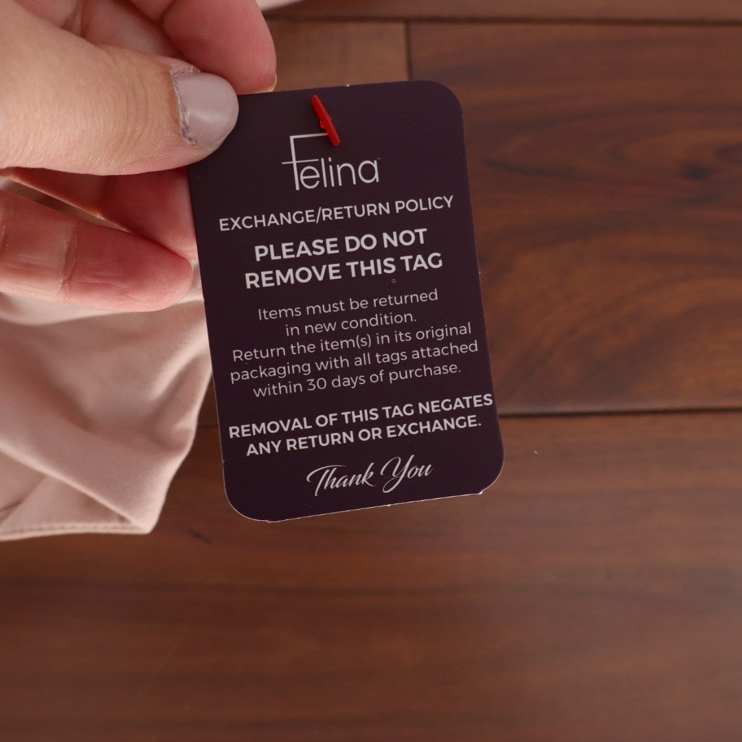 Felina Paramour Sensational Seamless Unlined Bra 32C Blush Adjustable Strap