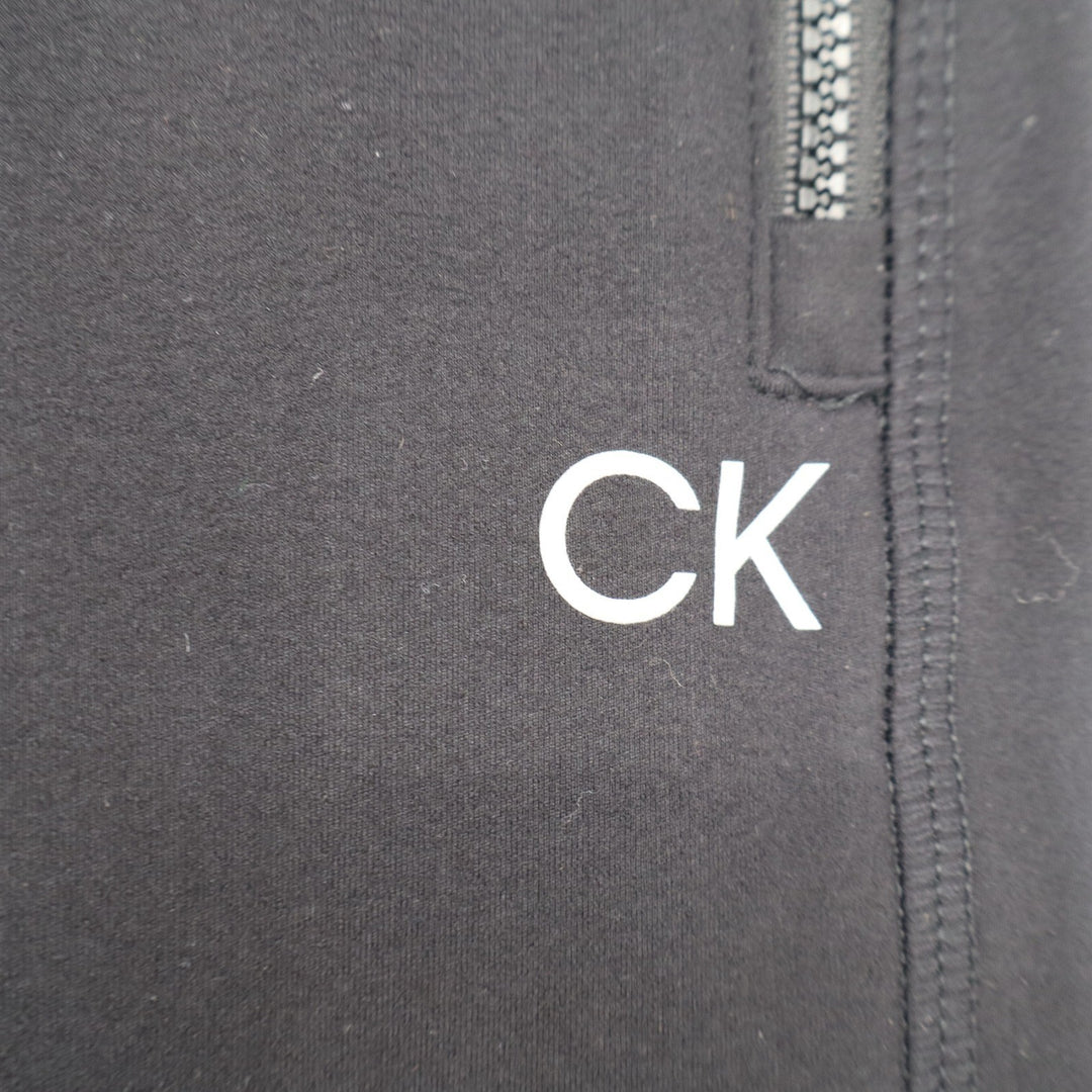 Calvin Klein Performance Womens Black High Rise Stretch Joggers Size L