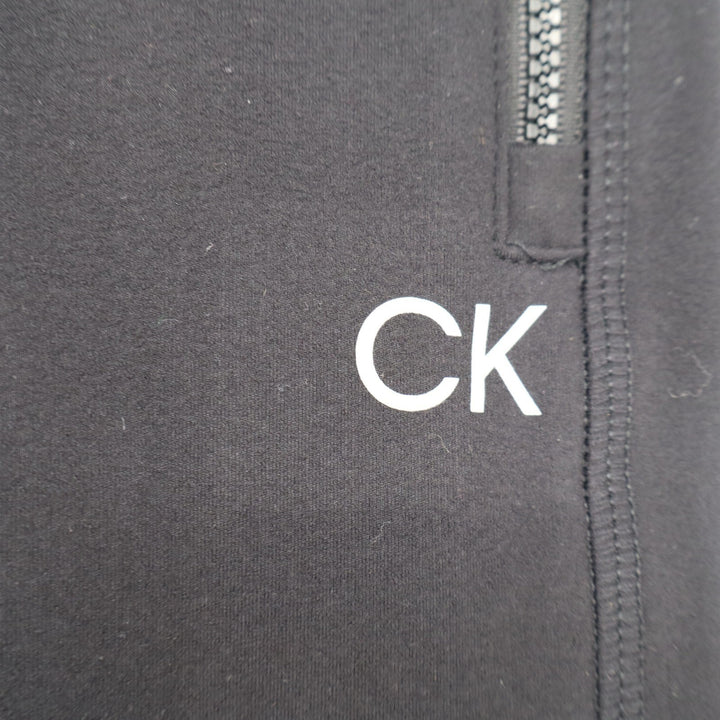 Calvin Klein Performance Womens Black High Rise Stretch Joggers Size L