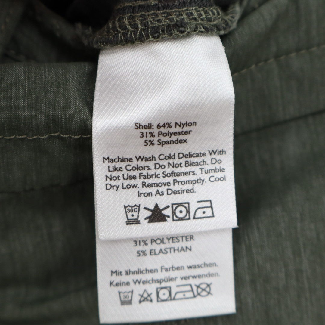 Eddie Bauer Utility Cargo Pants Women's T14 Olive Green stretch Straight Leg