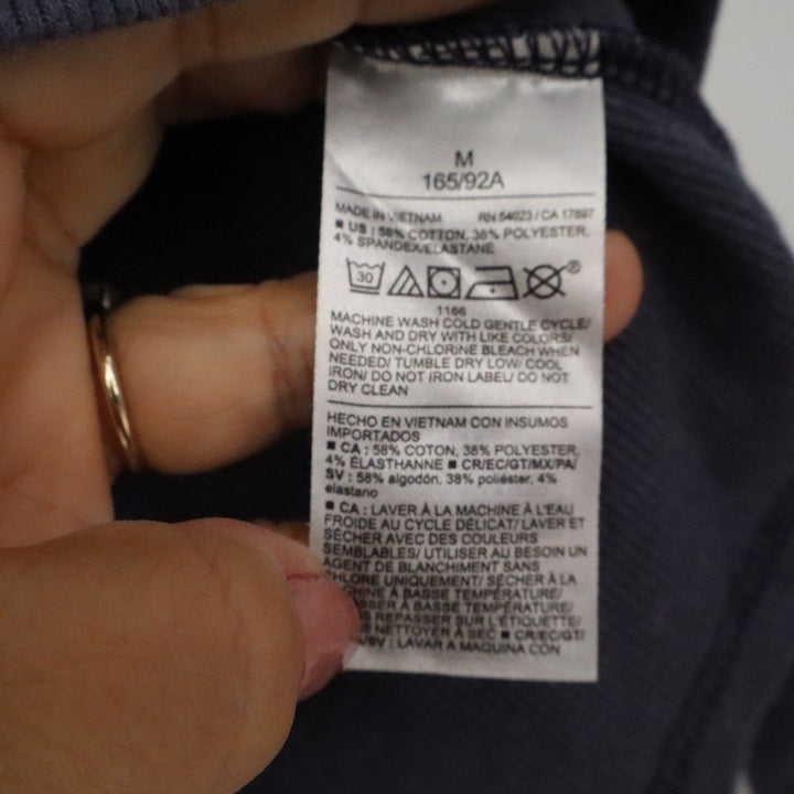 Old Navy Womens Cozy Snug Ribbed Henley Long Sleeve Top Dark Gray Medium