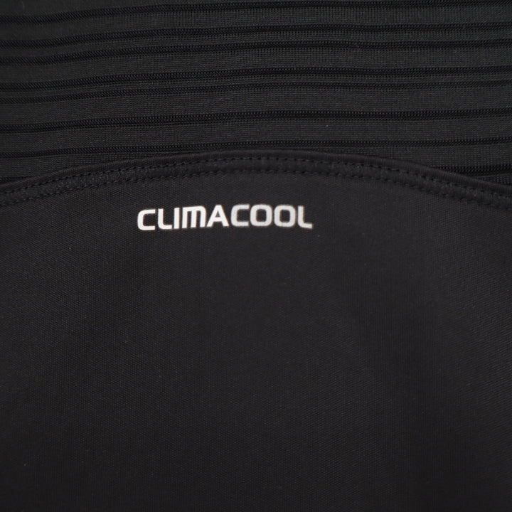 Adidas Top Womens XS Climacool Black Mesh Back Long Sleeve Activewear Excellent