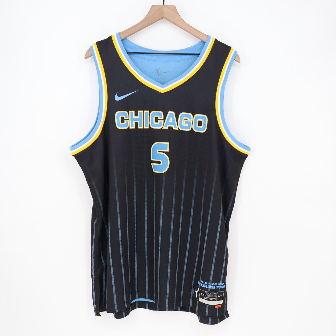 Nike Chicago Sky Angel Reese #5 Explorer Edition WNBA Jersey Black XL
