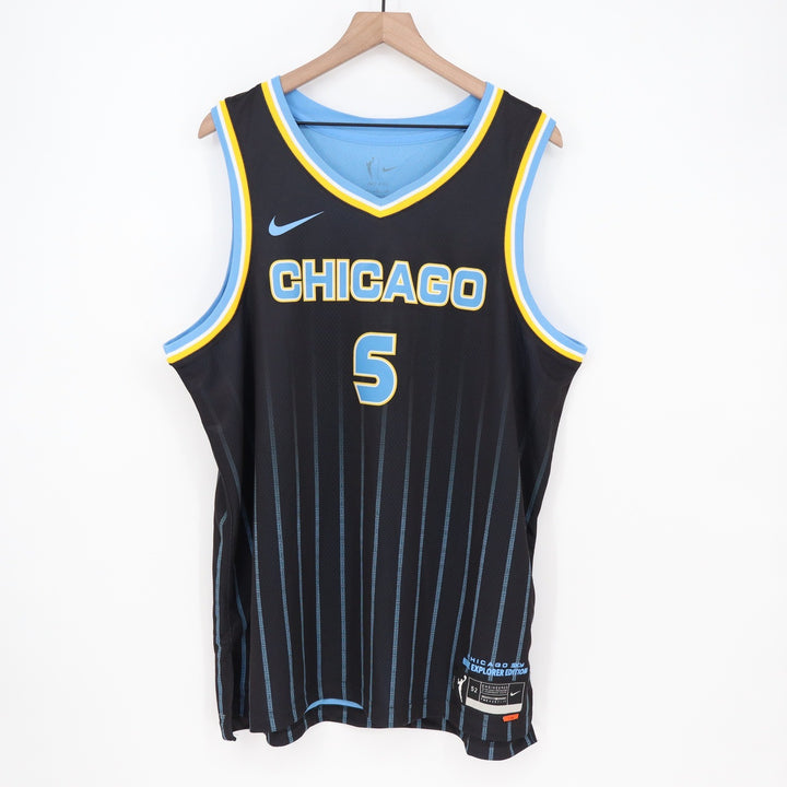 Nike Chicago Sky Angel Reese #5 Explorer Edition WNBA Jersey Black XL