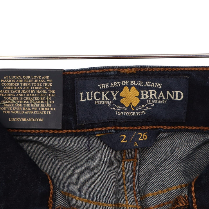 Lucky Brand Lolita Ankle Jeans Womens 2 Blue Denim Cotton Stretch Skinny Leg