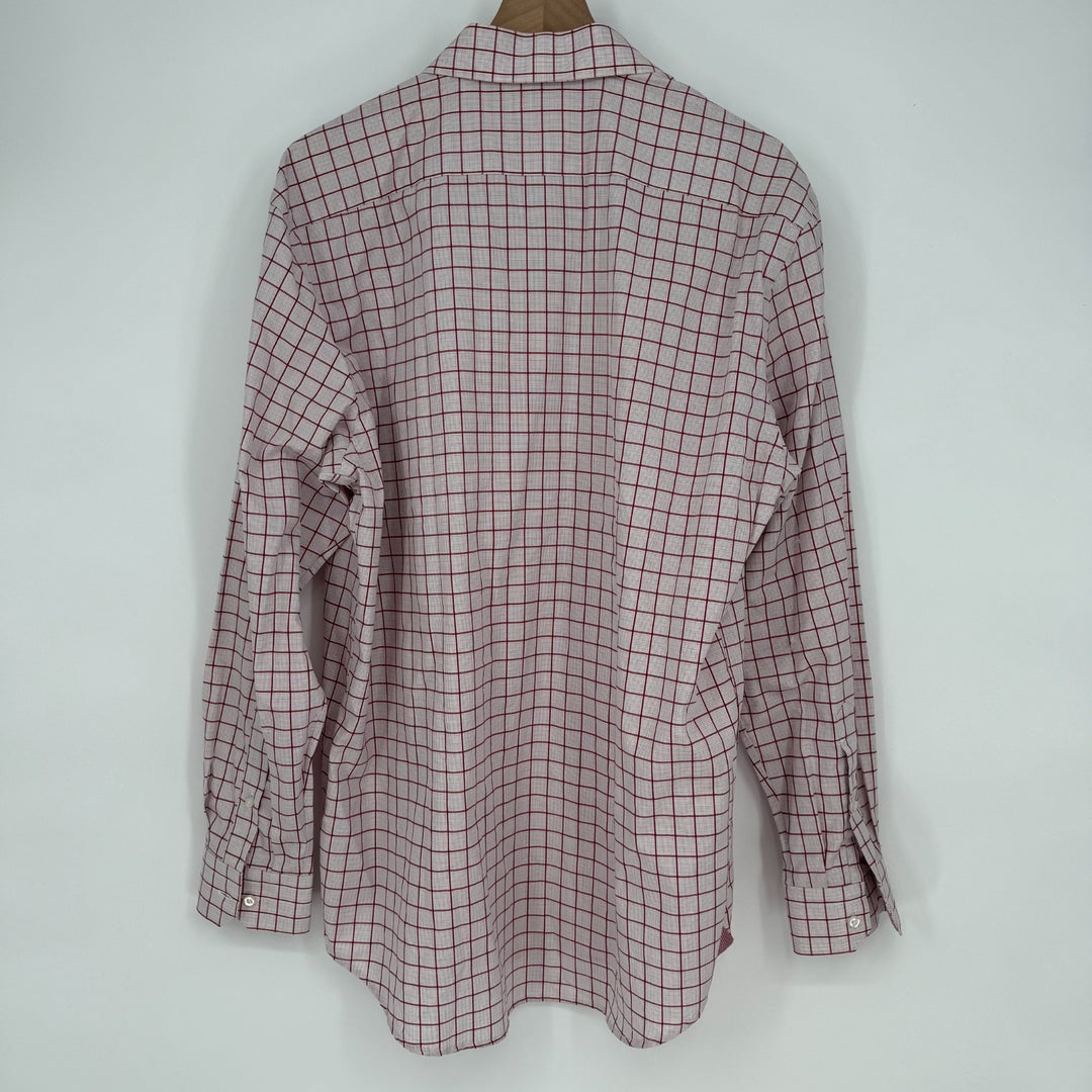 Robert Graham Shirt Mens Large Multicolor Plaid Knowledge Wisdom Faith Button Up