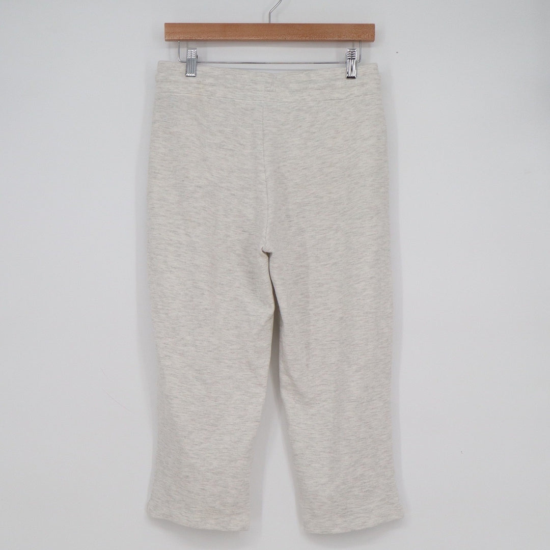 32 Degrees Cool Womens Gray Heather Crop Sweatpants Joggers Size M Drawstring