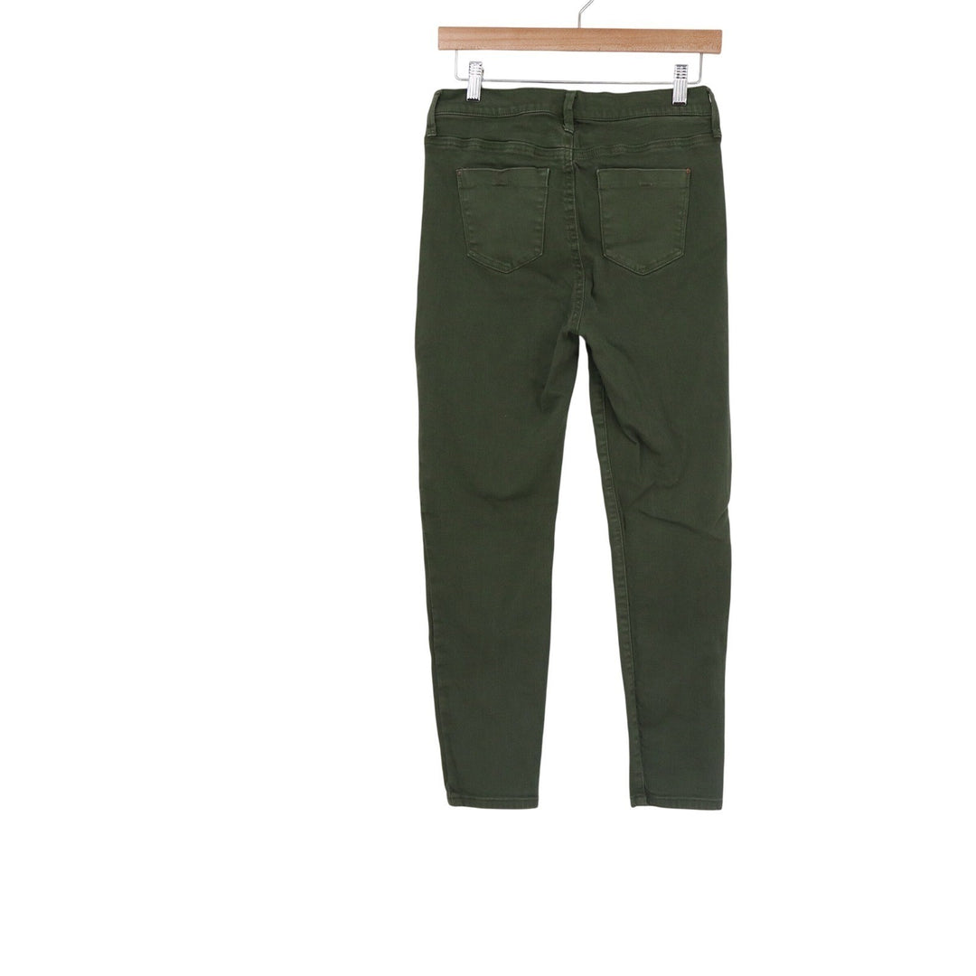 Celebrity Pink High Rise Ankle Skinny Jeans Olive Green Size 9