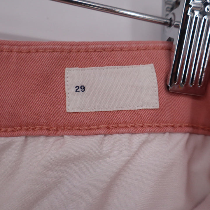 Gap Mens Lived-In Chino Shorts Size 29 Coral Pink Stretch Cotton Twill 10 Inseam