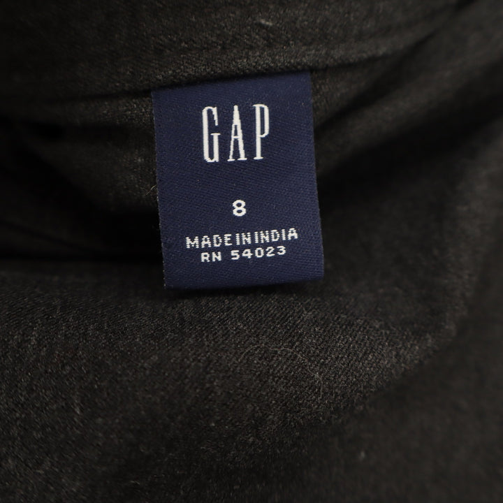 Gap Skirt Womens 8 Pencil Charcoal Grey Stretch Cotton Blend Excellent